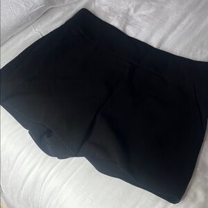 Alice + Olivia Black High Waist Shorts